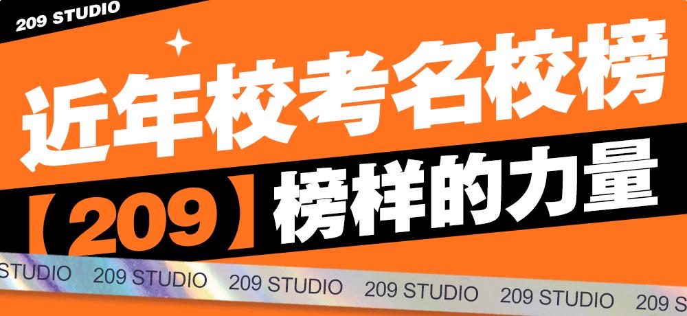 209畫室近年來名校榜單